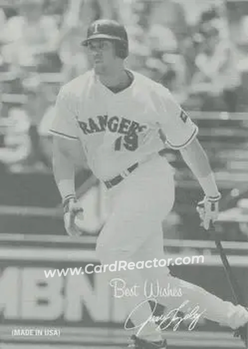 2004 Leaf - Exhibits 1939-46 Best Wishes Right #23 - Juan Gonzalez - Texas Rangers - Front