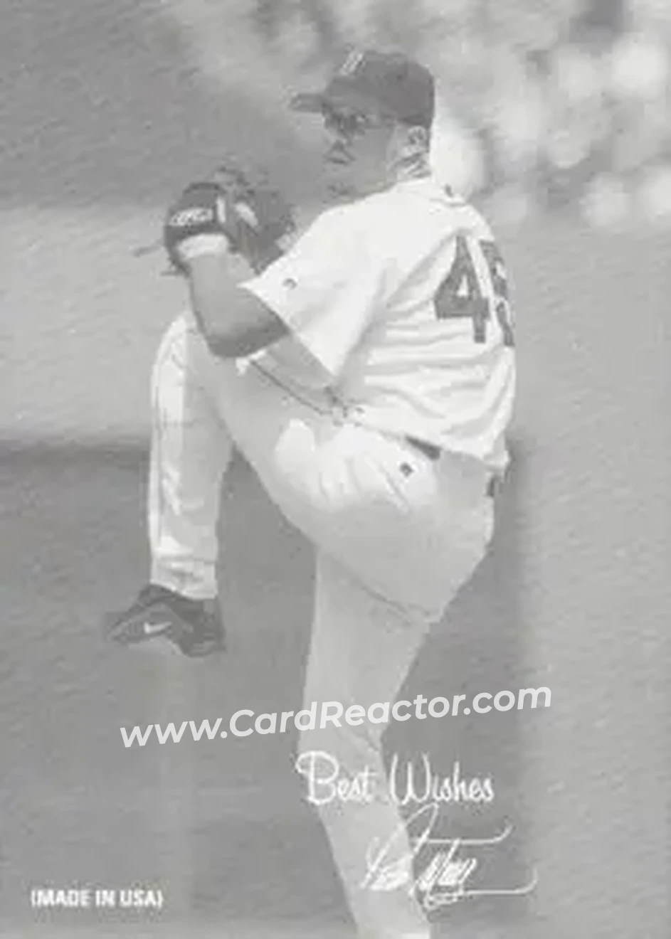 2004 Leaf - Exhibits 1939-46 Best Wishes Right #35 - Pedro Martinez - Boston Red Sox - Front