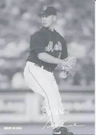 2004 Leaf - Exhibits 1939-46 Best Wishes Right #46 - Tom Glavine - New York Mets