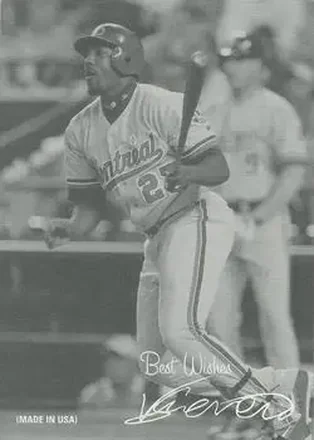 2004 Leaf - Exhibits 1939-46 Best Wishes Right #49 - Vladimir Guerrero - Montreal Expos
