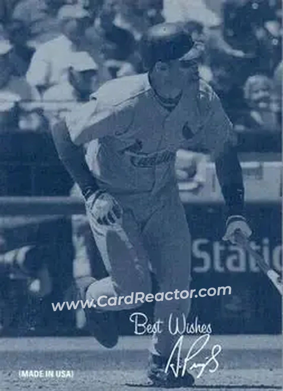 2004 Leaf - Exhibits 1939-46 Best Wishes Right Second Edition #2 - Albert Pujols - St. Louis Cardinals - Front