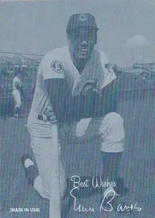 2004 Leaf #14 Exhibits 1939-46 Best Wishes Right Second Edition Ernie Banks