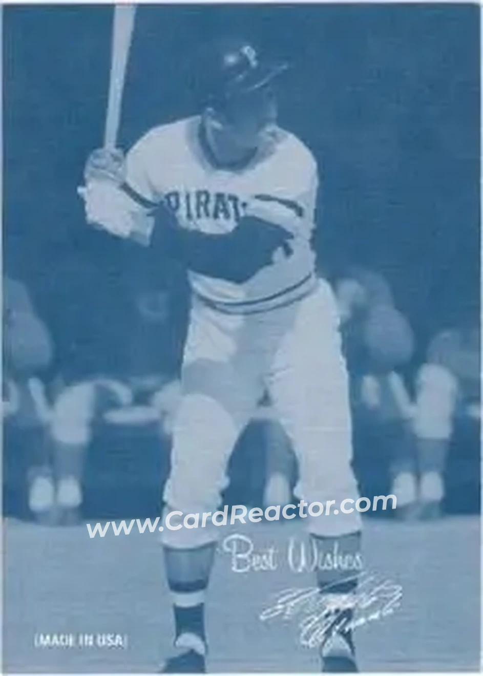 2004 Leaf - Exhibits 1939-46 Best Wishes Right Second Edition #41 - Bob Clemente - Pittsburgh Pirates - Front 2004 Leaf - Exhibits 1939-46 Best Wishes Right Second Edition #41 - Bob Clemente - Pittsburgh Pirates - Front