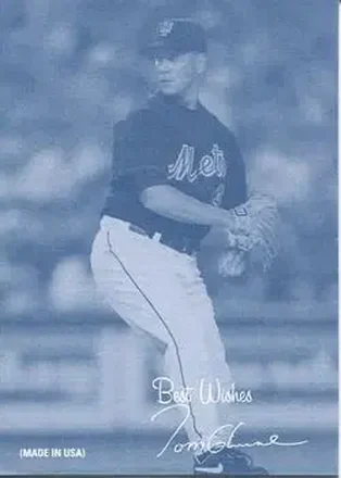 2004 Leaf - Exhibits 1939-46 Best Wishes Right Second Edition #46 - Tom Glavine - New York Mets