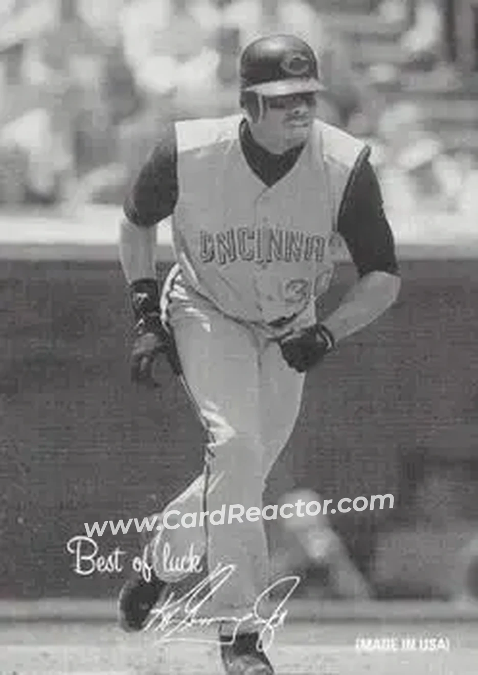 2004 Leaf - Exhibits 1939-46 Best of Luck Left #24 - Ken Griffey Jr. - Cincinnati Reds - Front