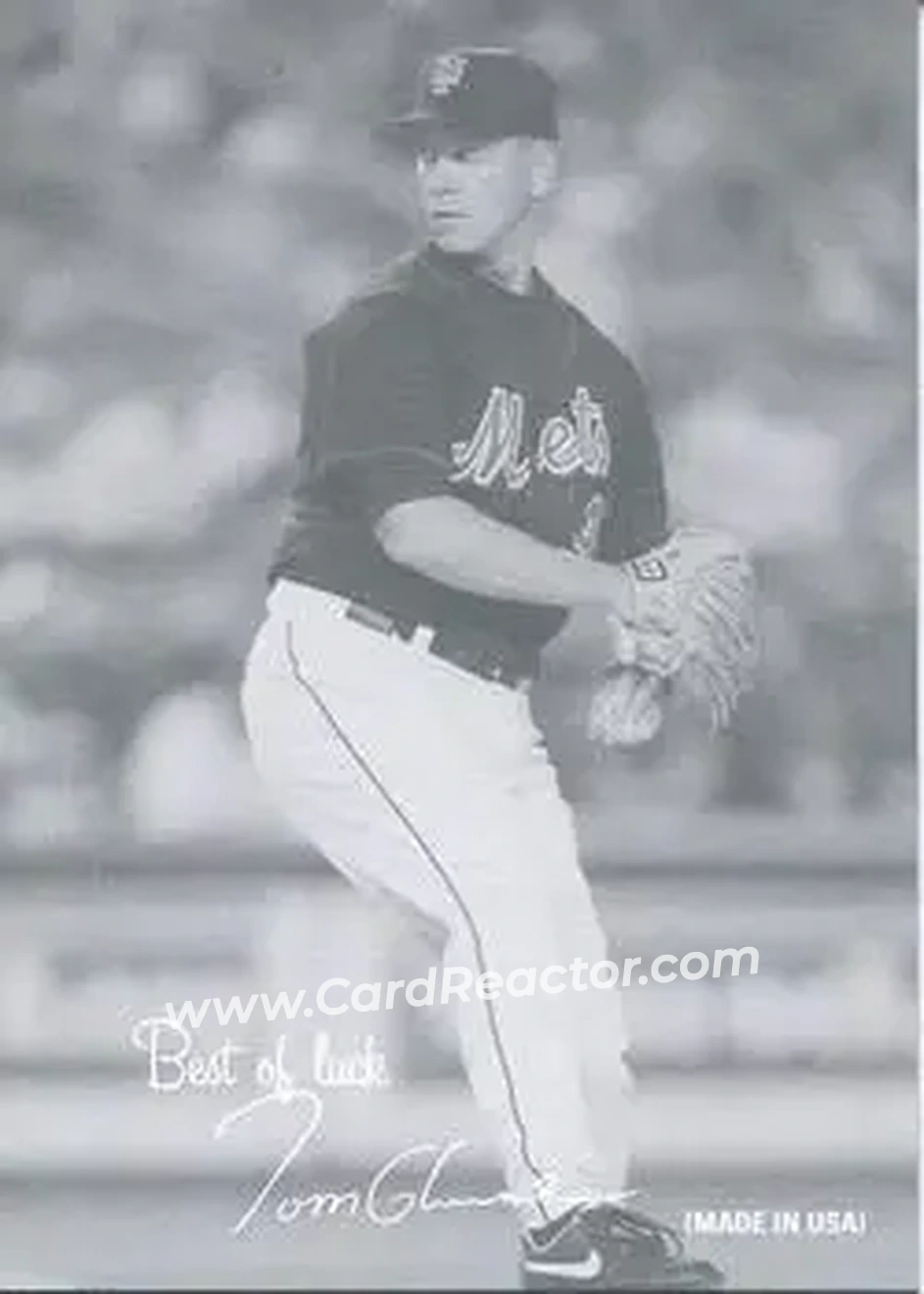 2004 Leaf - Exhibits 1939-46 Best of Luck Left #46 - Tom Glavine - New York Mets - Front