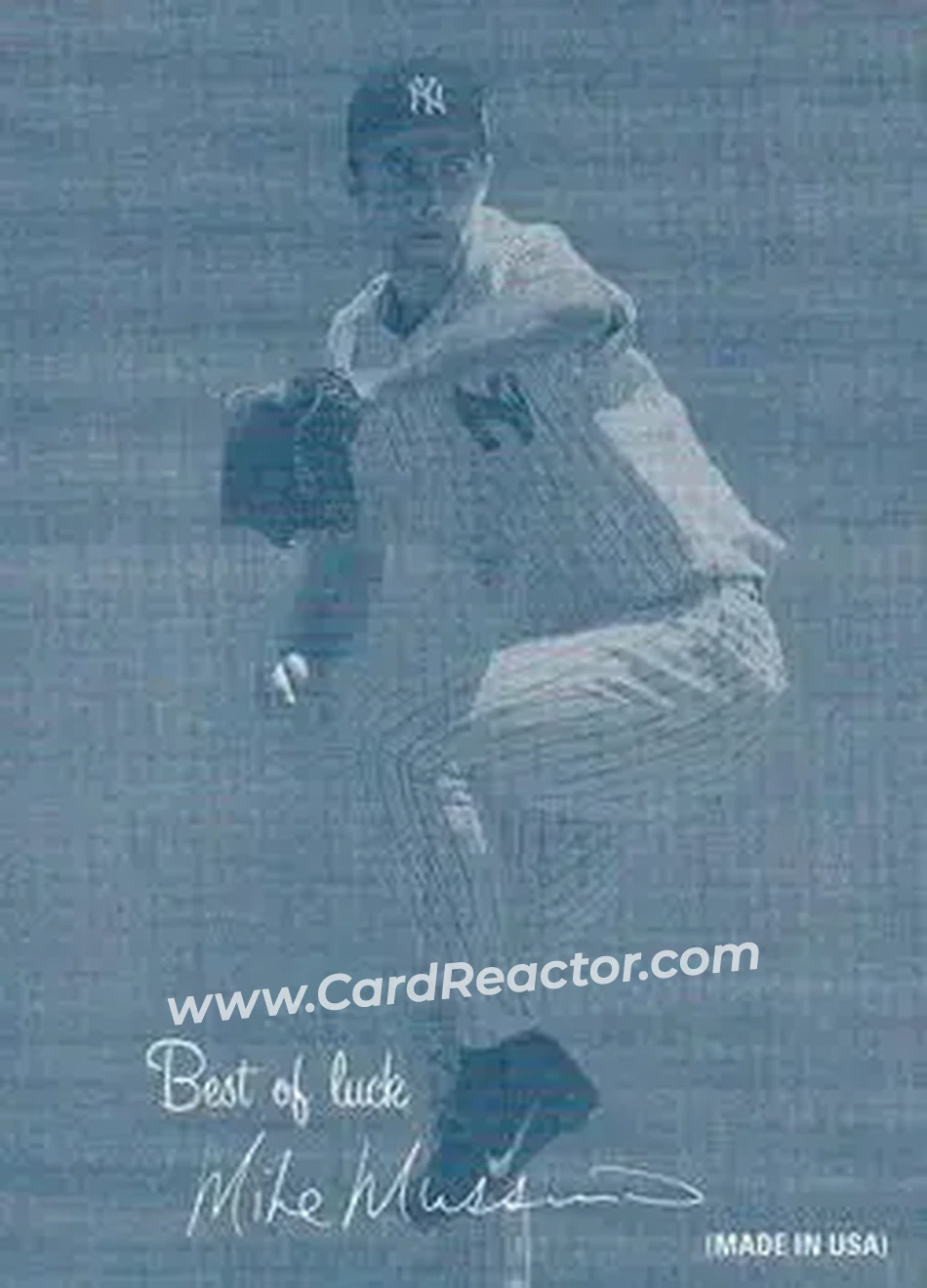 2004 Leaf - Exhibits 1939-46 Best of Luck Left Second Edition #27 - Mike Mussina - New York Yankees - Front