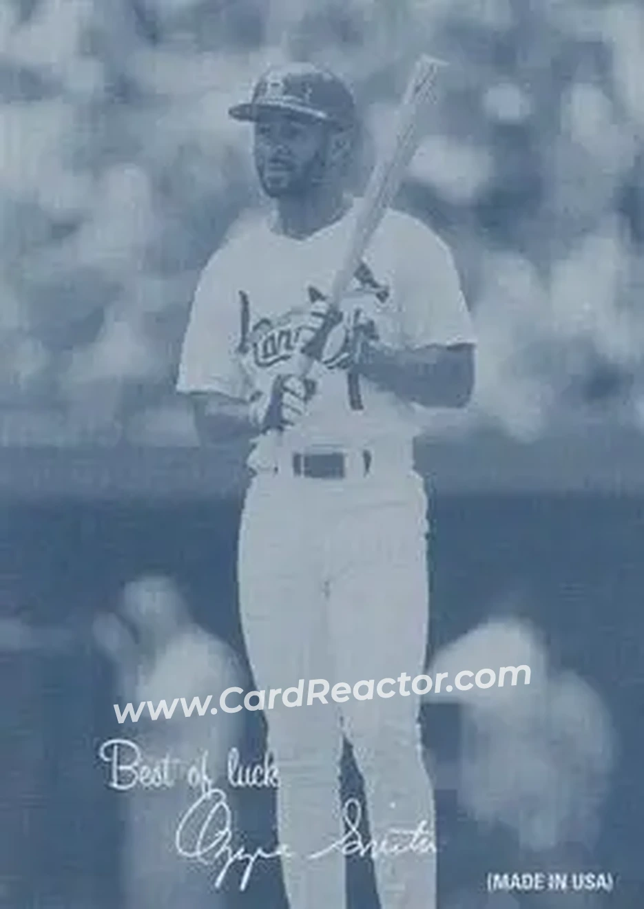 2004 Leaf - Exhibits 1939-46 Best of Luck Left Second Edition #34 - Ozzie Smith - St. Louis Cardinals - Front
