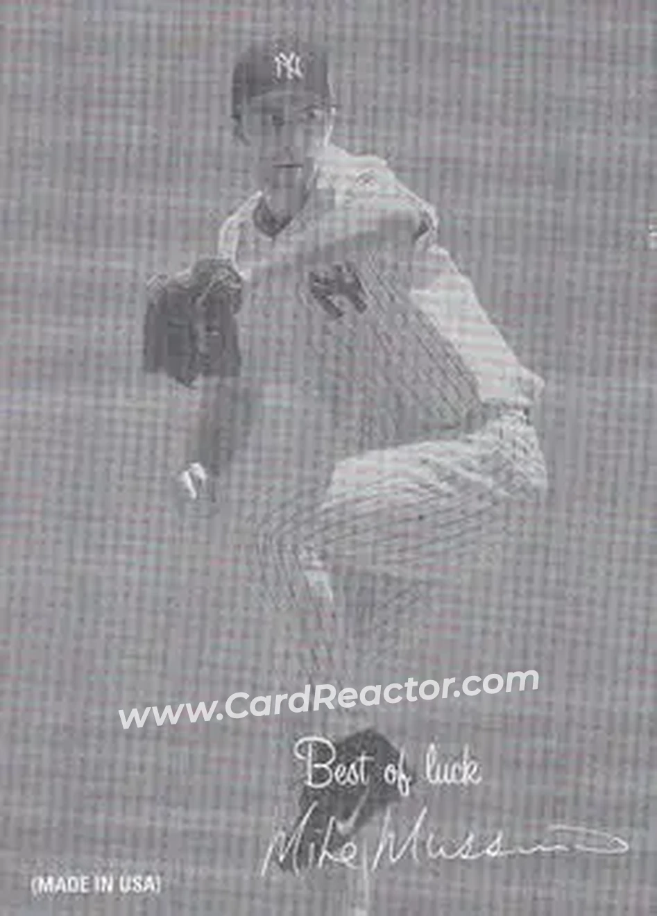 2004 Leaf - Exhibits 1939-46 Best of Luck Right #27 - Mike Mussina - New York Yankees - Front