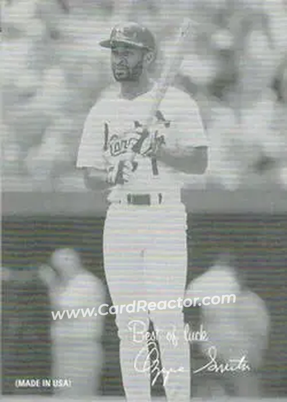 2004 Leaf - Exhibits 1939-46 Best of Luck Right #34 - Ozzie Smith - St. Louis Cardinals - Front