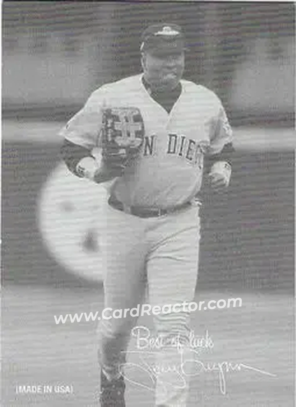 2004 Leaf - Exhibits 1939-46 Best of Luck Right #48 - Tony Gwynn - San Diego Padres - Front