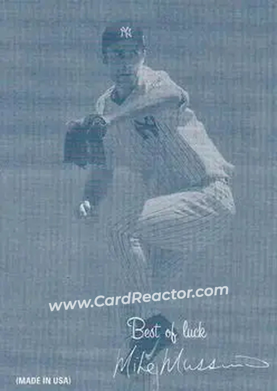 2004 Leaf - Exhibits 1939-46 Best of Luck Right Second Edition #27 - Mike Mussina - New York Yankees - Front
