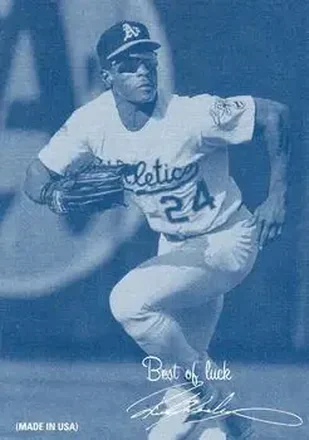 2004 Leaf - Exhibits 1939-46 Best of Luck Right Second Edition #39 - Rickey Henderson - Oakland Athletics