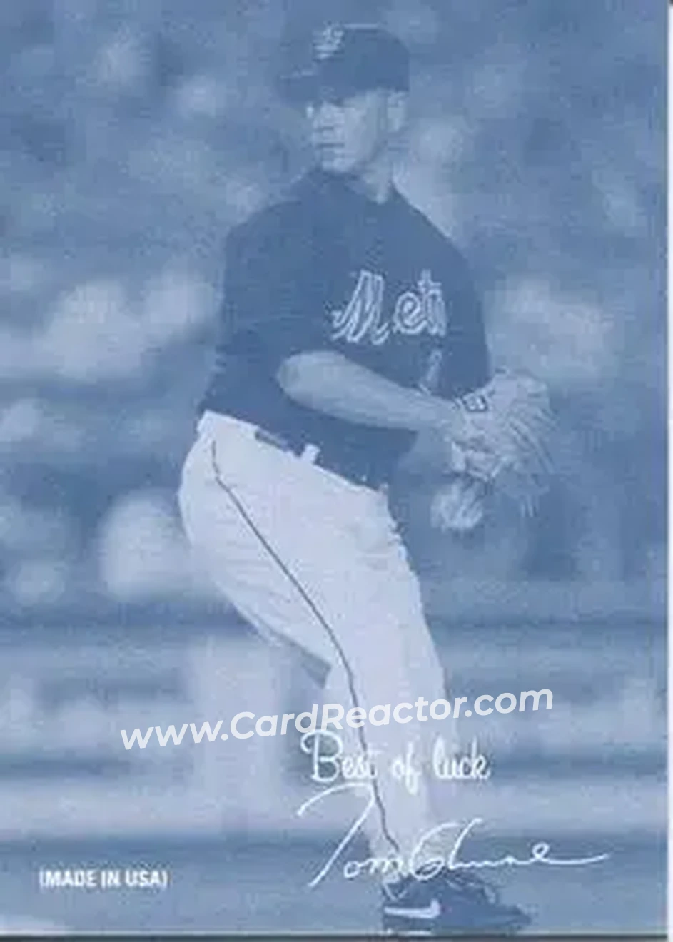 2004 Leaf - Exhibits 1939-46 Best of Luck Right Second Edition #46 - Tom Glavine - New York Mets - Front