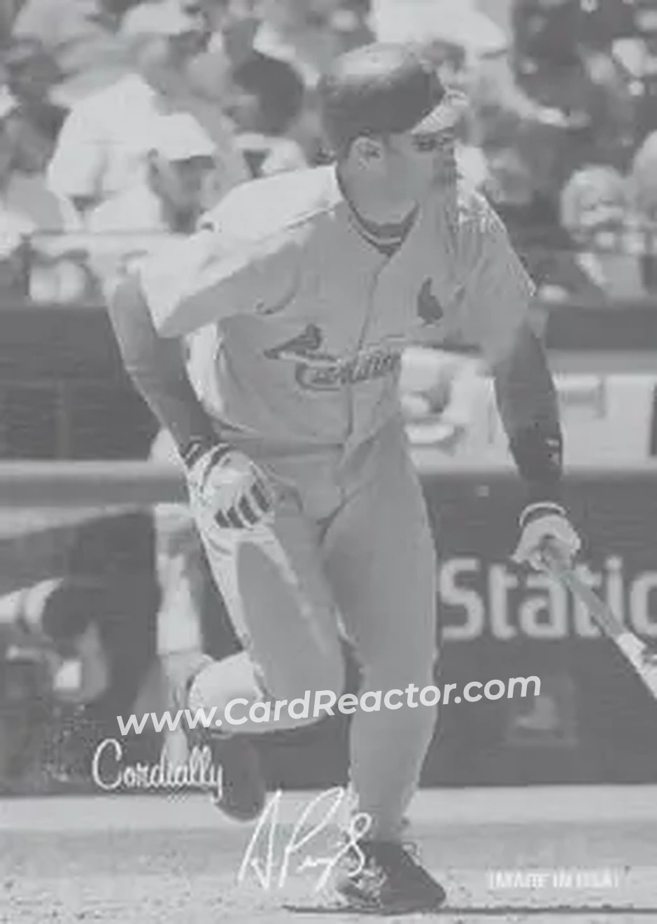 2004 Leaf - Exhibits 1939-46 Cordially Left #2 - Albert Pujols - St. Louis Cardinals - Front