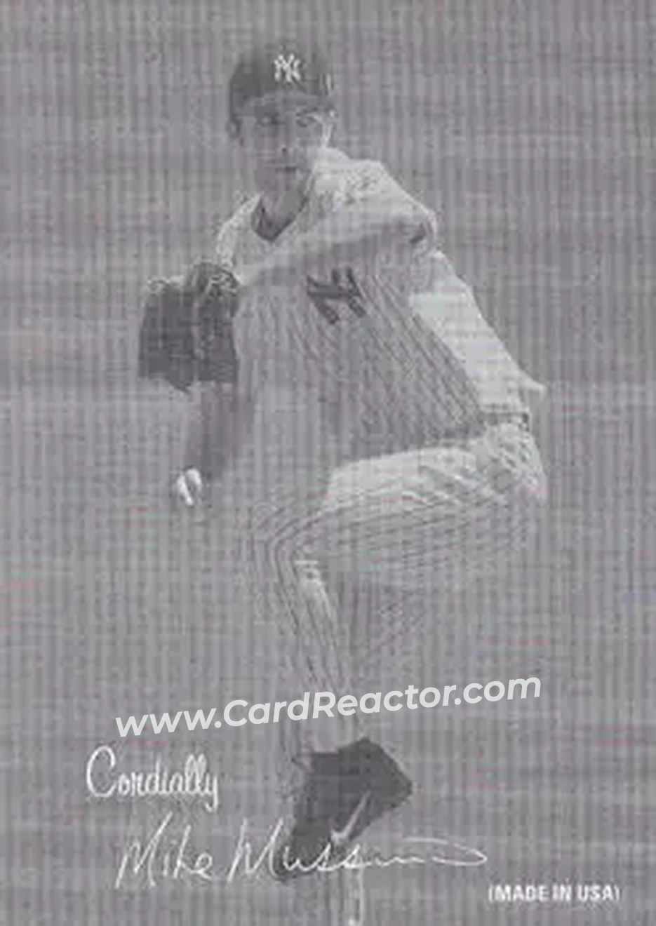 2004 Leaf - Exhibits 1939-46 Cordially Left #27 - Mike Mussina - New York Yankees - Front