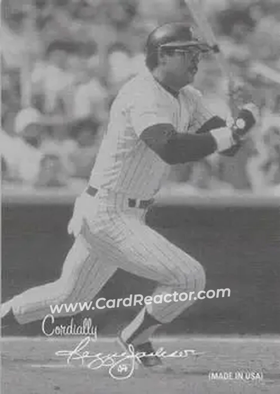 2004 Leaf - Exhibits 1939-46 Cordially Left #37 - Reggie Jackson (b.1946 OF) - New York Yankees - Front