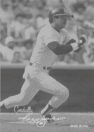 2004 Leaf - Exhibits 1939-46 Cordially Left #37 - Reggie Jackson (b.1946 OF) - New York Yankees