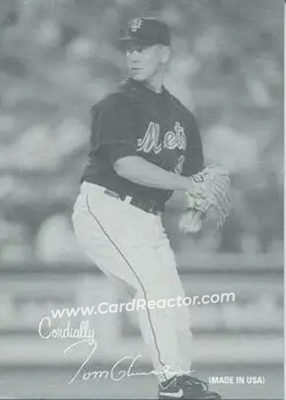 2004 Leaf - Exhibits 1939-46 Cordially Left #46 - Tom Glavine - New York Mets - Front