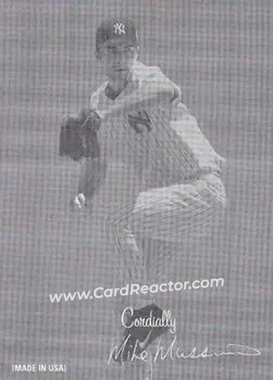2004 Leaf - Exhibits 1939-46 Cordially Right #27 - Mike Mussina - New York Yankees - Front