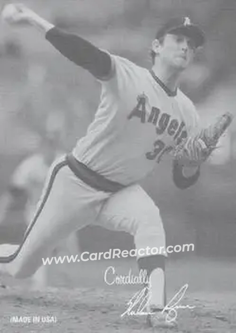 2004 Leaf - Exhibits 1939-46 Cordially Right #30 - Nolan Ryan - California Angels - Front