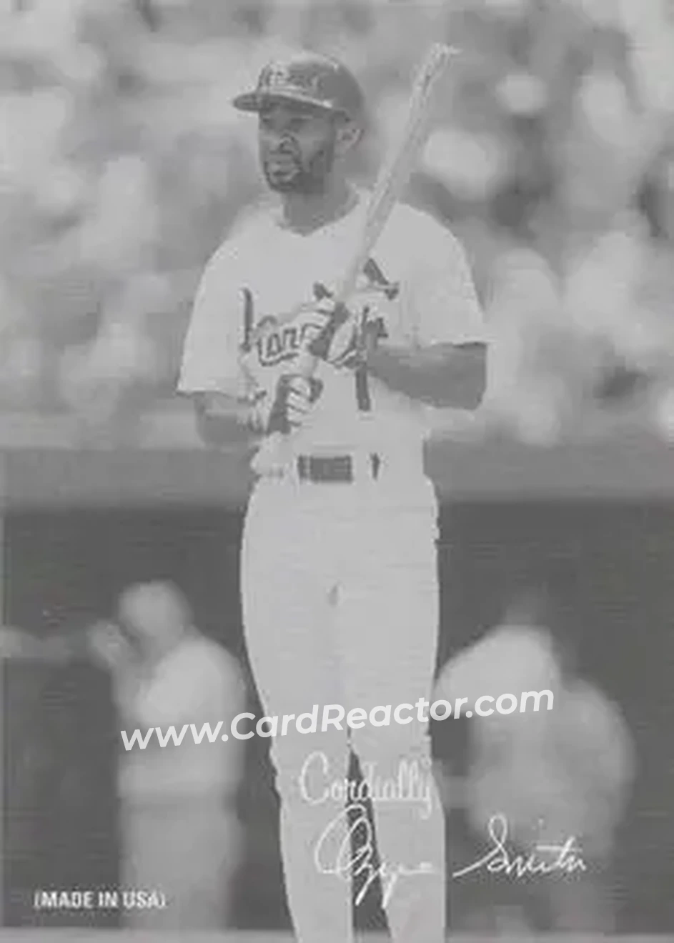 2004 Leaf - Exhibits 1939-46 Cordially Right #34 - Ozzie Smith - St. Louis Cardinals - Front