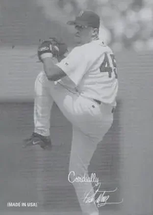 2004 Leaf - Exhibits 1939-46 Cordially Right #35 - Pedro Martinez - Boston Red Sox
