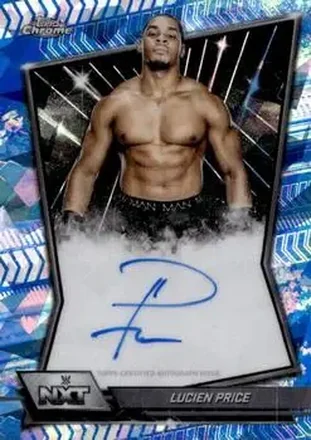 2026 Topps Chrome Sapphire Edition WWE - NXT Autographs #NXT-LUC - Lucien Price