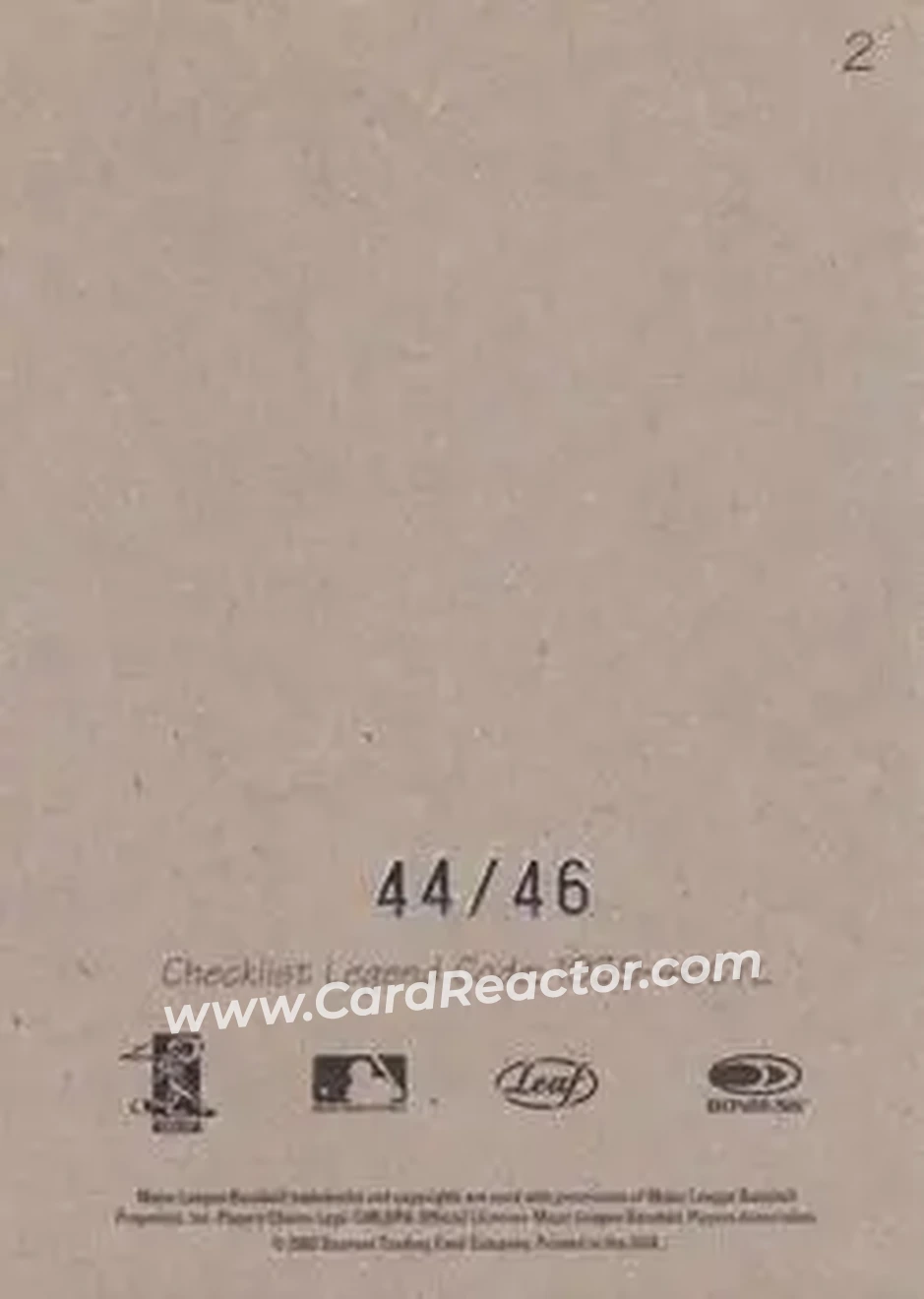 2004 Leaf - Exhibits 1939-46 Cordially Yours Left #2 - Albert Pujols - St. Louis Cardinals - Back 2004 Leaf - Exhibits 1939-46 Cordially Yours Left #2 - Albert Pujols - St. Louis Cardinals - Back