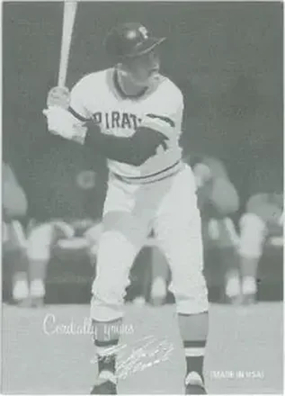 2004 Leaf - Exhibits 1939-46 Cordially Yours Left #41 - Bob Clemente - Pittsburgh Pirates