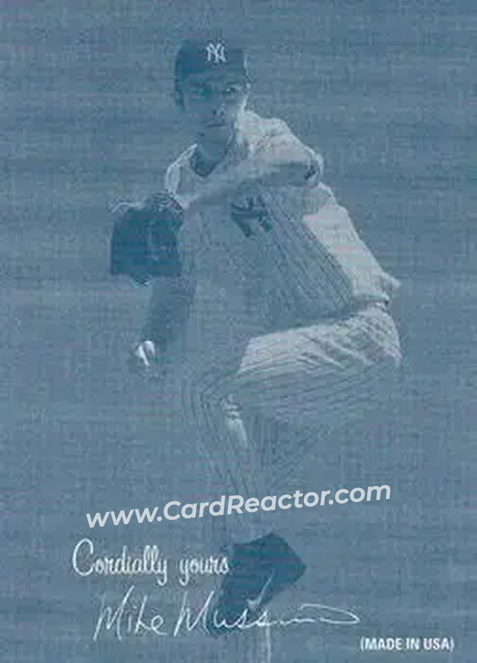 2004 Leaf - Exhibits 1939-46 Cordially Yours Left Second Edition #27 - Mike Mussina - New York Yankees - Front 2004 Leaf - Exhibits 1939-46 Cordially Yours Left Second Edition #27 - Mike Mussina - New York Yankees - Front