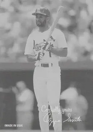2004 Leaf - Exhibits 1939-46 Cordially Yours Right #34 - Ozzie Smith - St. Louis Cardinals