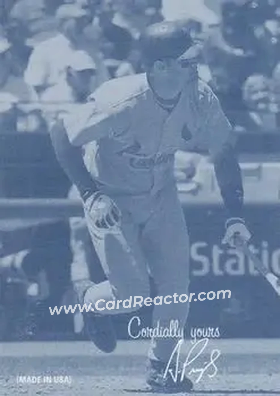 2004 Leaf - Exhibits 1939-46 Cordially Yours Right Second Edition #2 - Albert Pujols - St. Louis Cardinals - Front