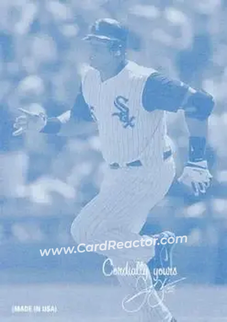 2004 Leaf - Exhibits 1939-46 Cordially Yours Right Second Edition #15 - Frank Thomas - Chicago White Sox - Front 2004 Leaf - Exhibits 1939-46 Cordially Yours Right Second Edition #15 - Frank Thomas - Chicago White Sox - Front