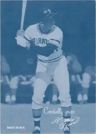 2004 Leaf - Exhibits 1939-46 Cordially Yours Right Second Edition #41 - Bob Clemente - Pittsburgh Pirates