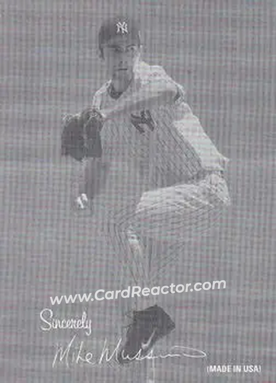 2004 Leaf - Exhibits 1939-46 Sincerely Left #27 - Mike Mussina - New York Yankees - Front 2004 Leaf - Exhibits 1939-46 Sincerely Left #27 - Mike Mussina - New York Yankees - Front