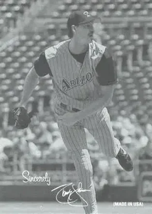 2004 Leaf - Exhibits 1939-46 Sincerely Left #36 - Randy Johnson - Arizona Diamondbacks