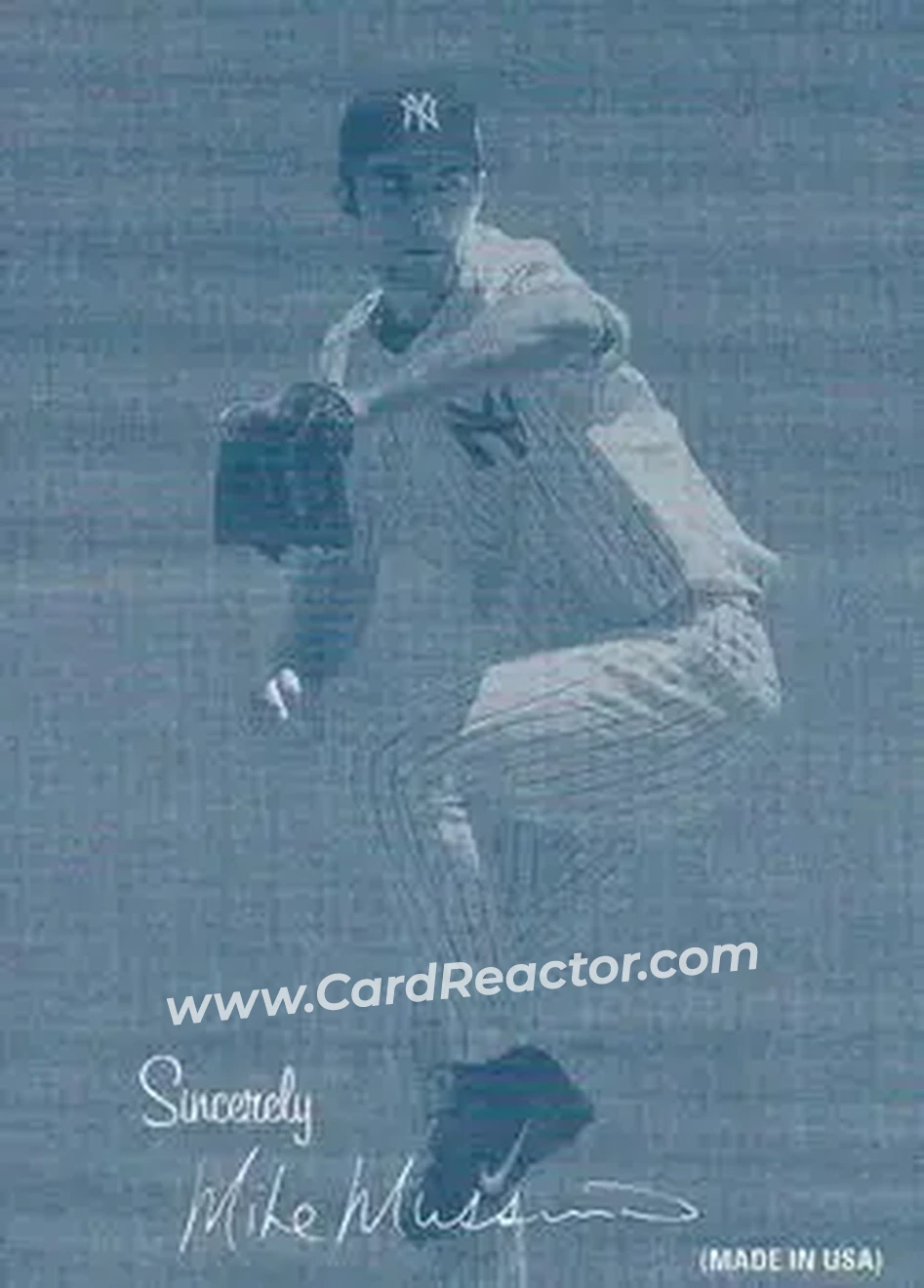 2004 Leaf - Exhibits 1939-46 Sincerely Left Second Edition #27 - Mike Mussina - New York Yankees - Front