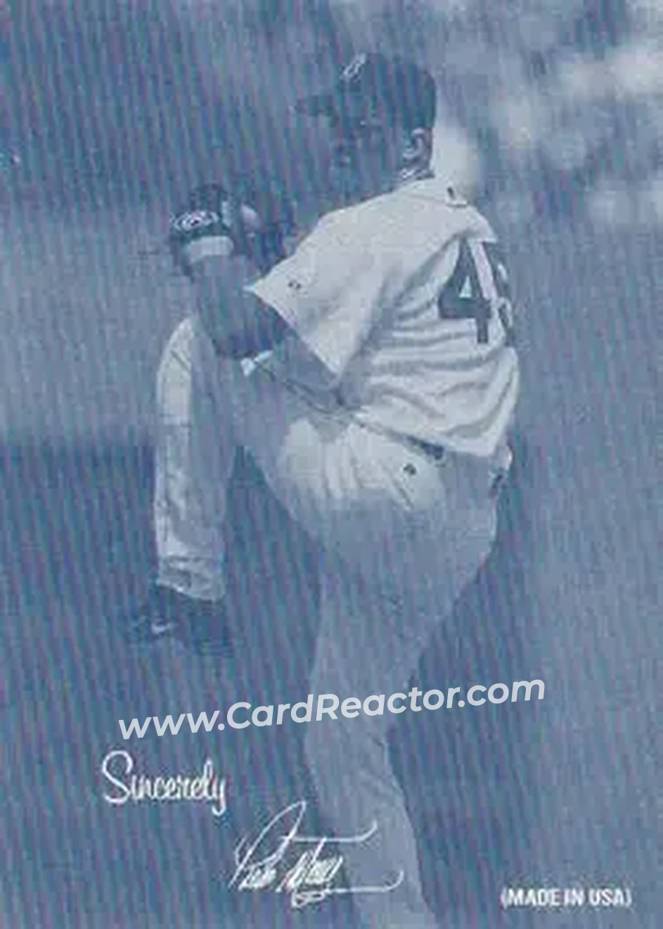 2004 Leaf - Exhibits 1939-46 Sincerely Left Second Edition #35 - Pedro Martinez - Boston Red Sox - Front 2004 Leaf - Exhibits 1939-46 Sincerely Left Second Edition #35 - Pedro Martinez - Boston Red Sox - Front