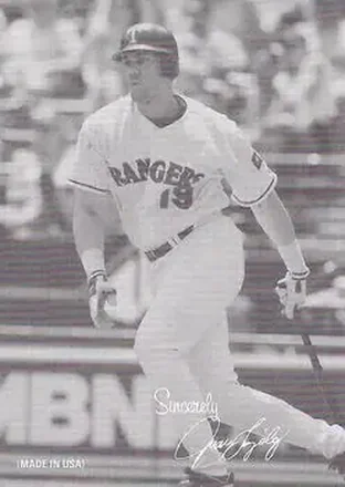 2004 Leaf - Exhibits 1939-46 Sincerely Right #23 - Juan Gonzalez - Texas Rangers