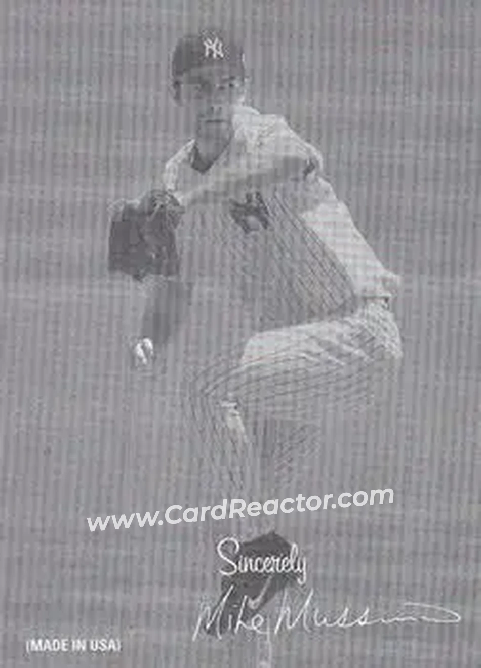 2004 Leaf - Exhibits 1939-46 Sincerely Right #27 - Mike Mussina - New York Yankees - Front