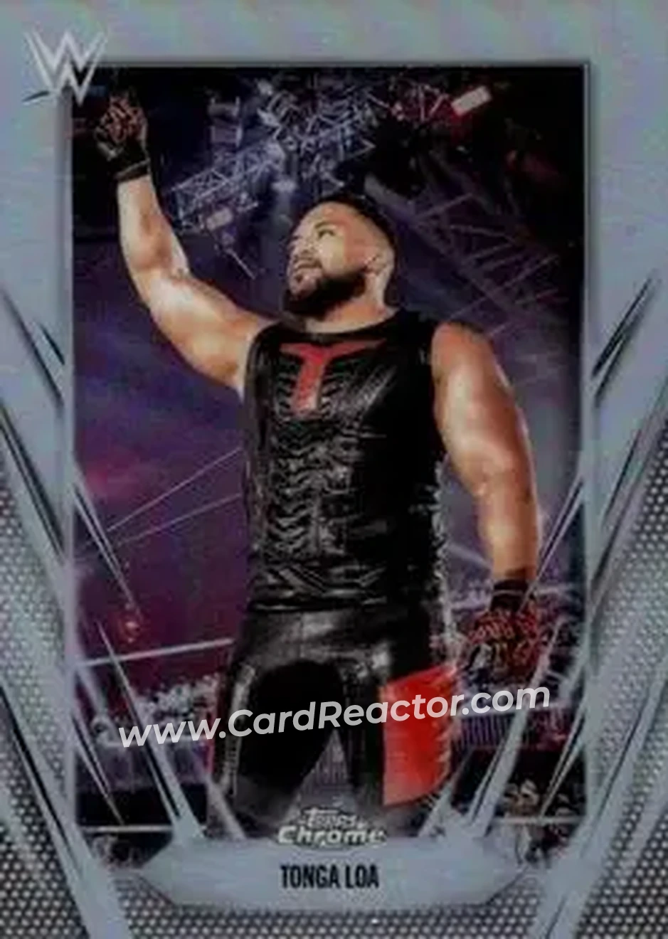 2026 Topps Chrome WWE - Refractor #16 - Tonga Loa - Front