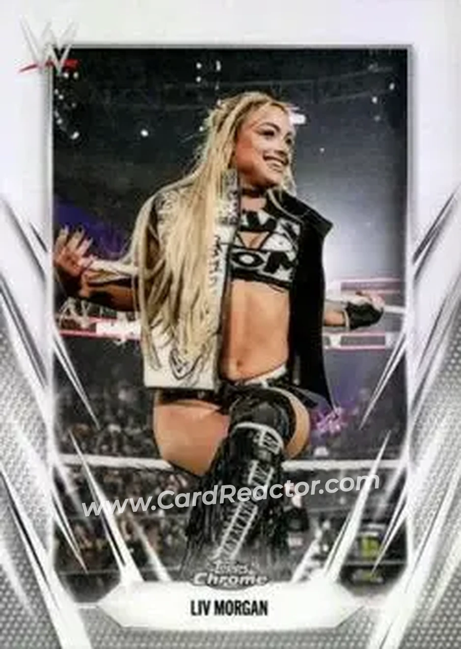 2026 Topps Chrome WWE - Refractor #17 - Liv Morgan - Front