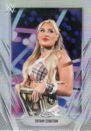 2026 Topps Chrome WWE - Refractor #29 - Tiffany Stratton