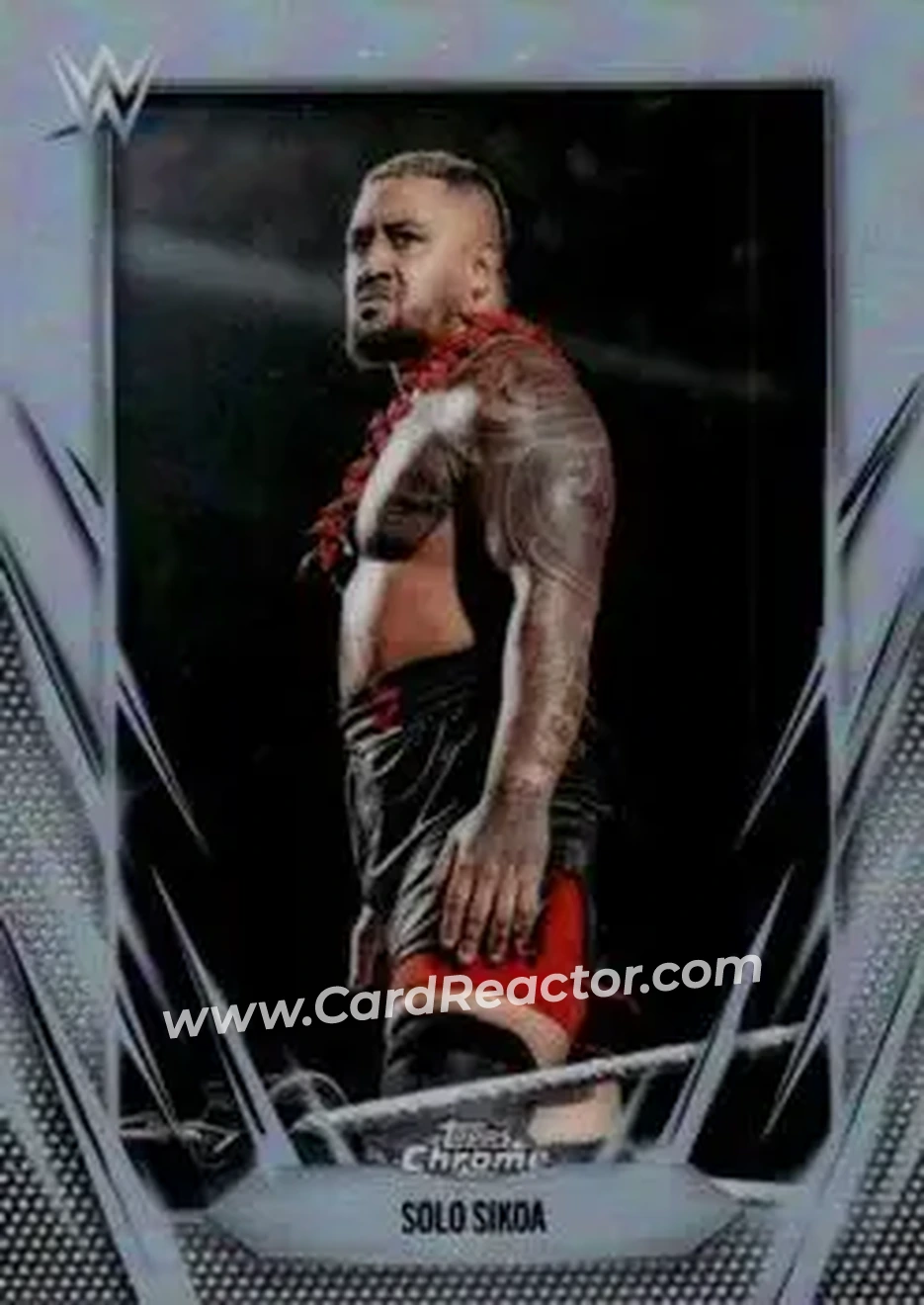2026 Topps Chrome WWE - Refractor #63 - Solo Sikoa - Front