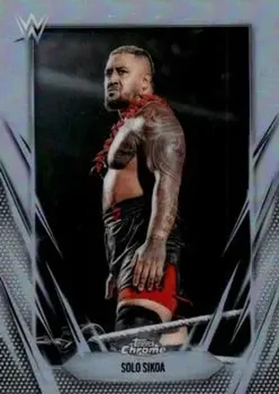 2026 Topps Chrome WWE - Refractor #63 - Solo Sikoa