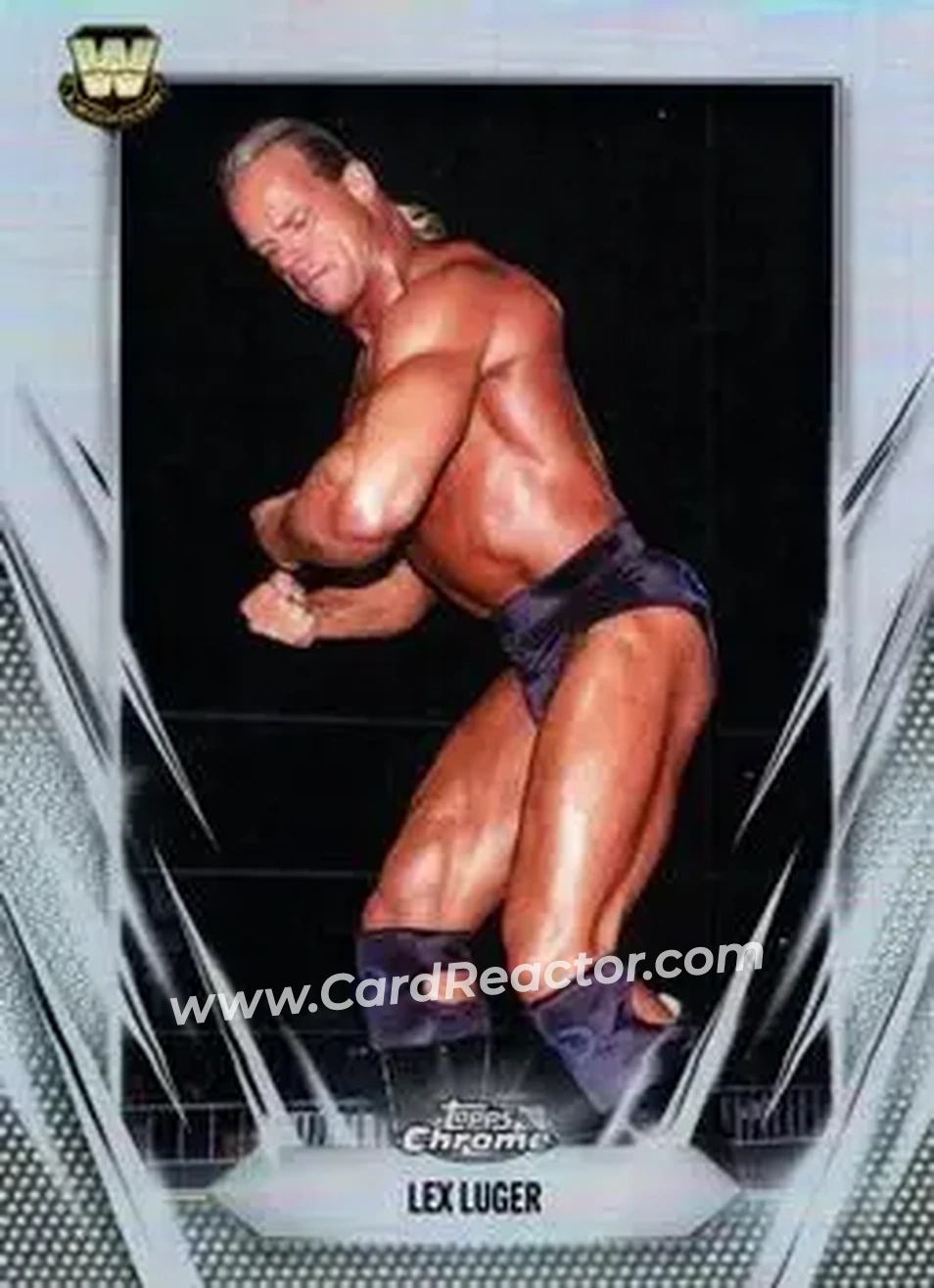 2026 Topps Chrome WWE - Refractor #125 - Lex Luger - Front 2026 Topps Chrome WWE - Refractor #125 - Lex Luger - Front