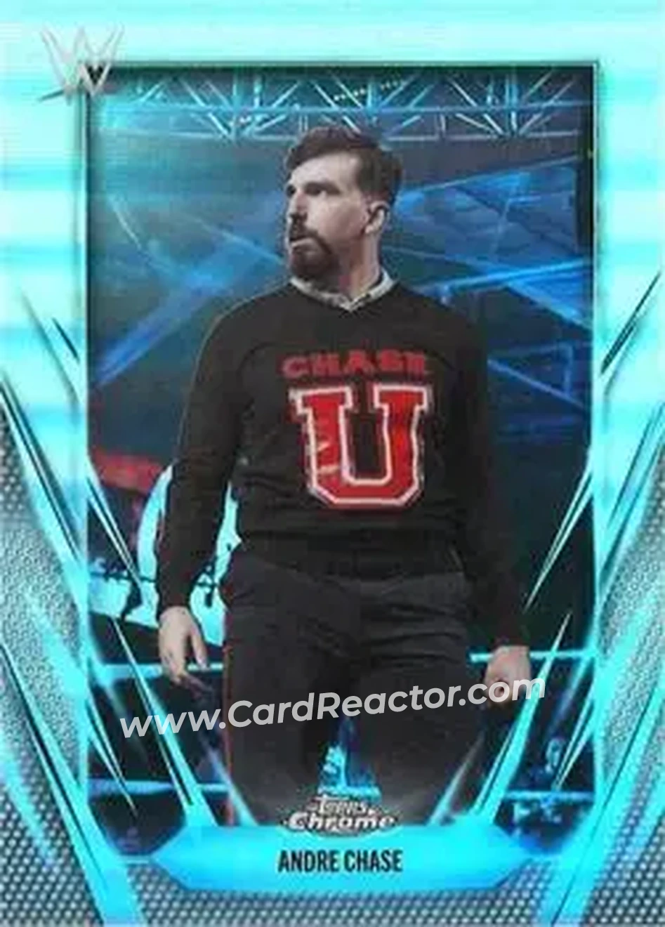 2026 Topps Chrome WWE - Refractor #127 - Andre Chase - Front