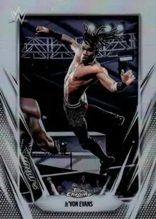 2026 Topps Chrome WWE - Refractor #186 - Je'Von Evans