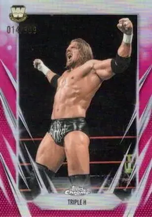 2026 Topps Chrome WWE - Magenta Refractor #4 - Hunter Hearst Helmsley